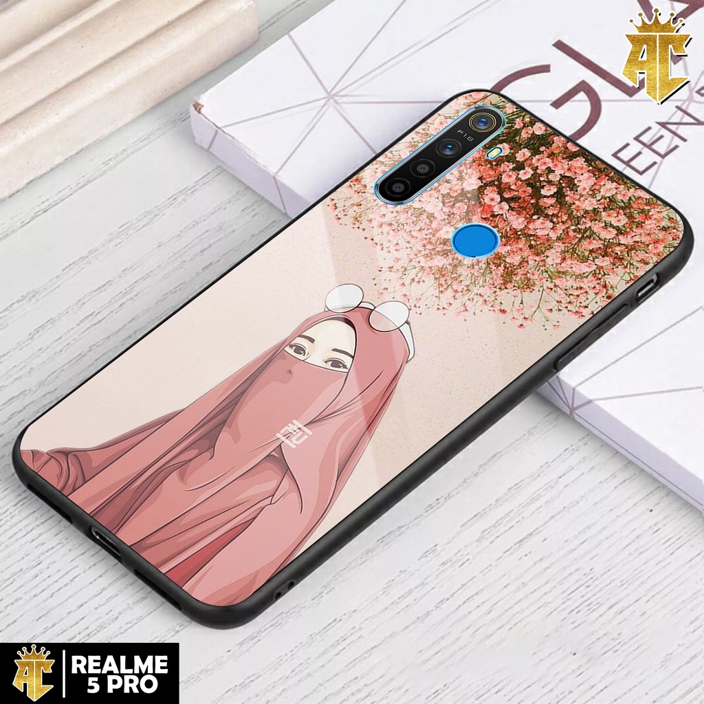 Case Realme 5 Pro - Casing Realme 5 Pro Terbaru 2021 AERO CASE [ MOTIF HIJAB ] Silikon Realme 5 Pro 