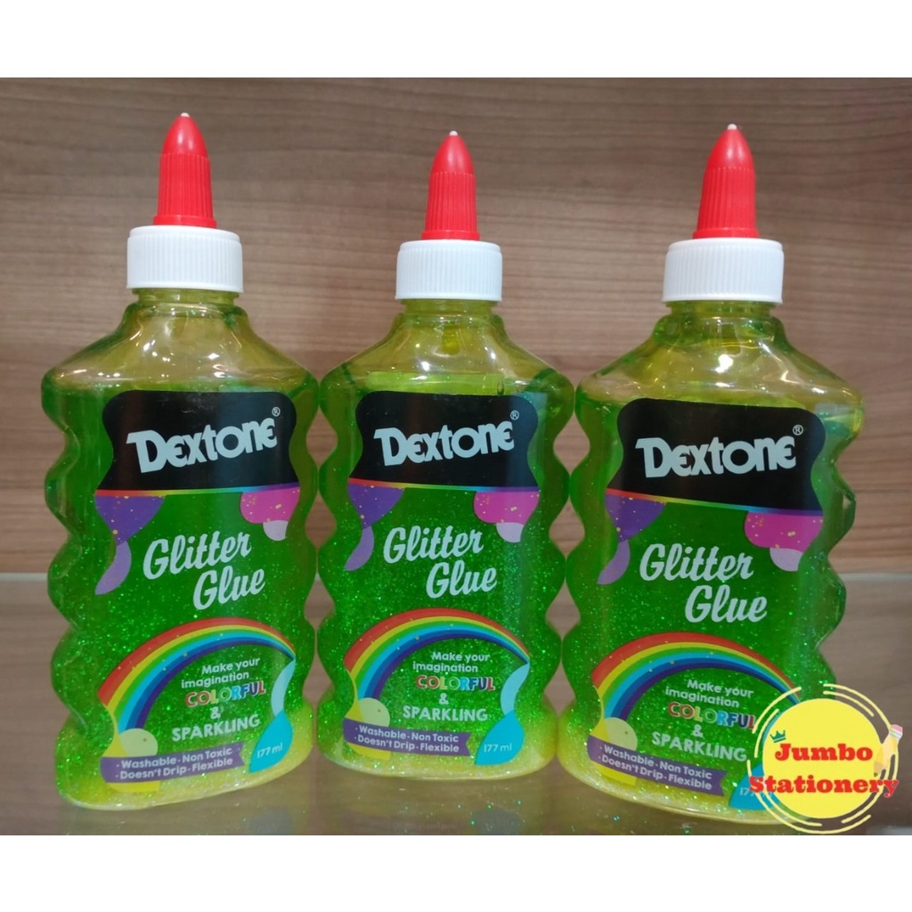 DEXTONE LEM GLITTER / LEM GLITTER SLIME HIJAU