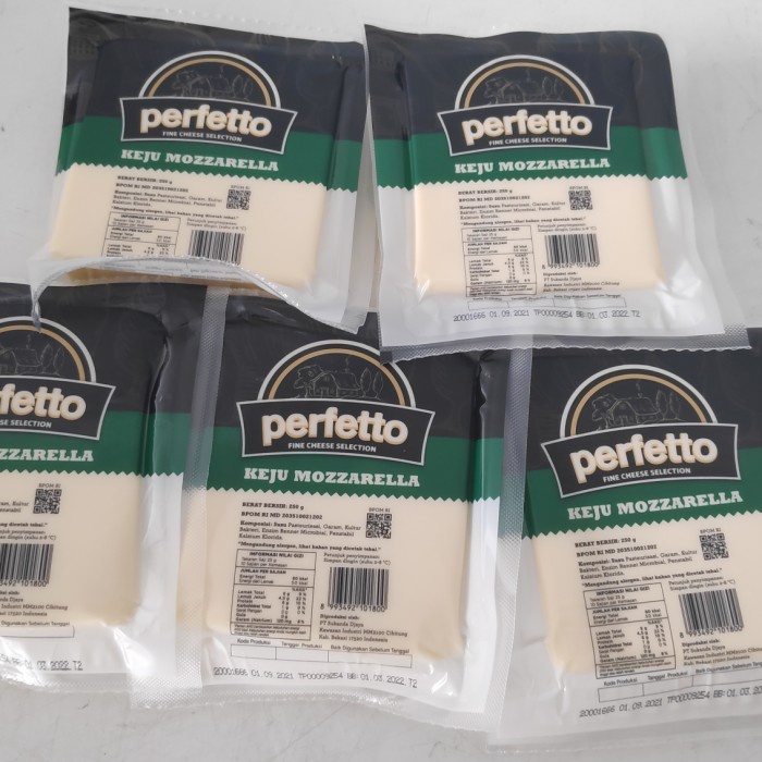 

Terlaris ✨ - Keju Mozarella Perfetto 250gr 2.1.23