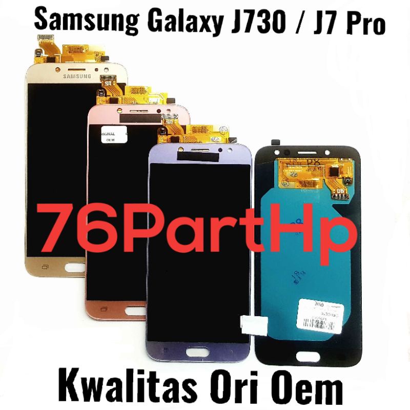 Lcd Touchscreen Fullset Kwalitas Ori Oem Samsung Galaxy J730 - J7 Pro