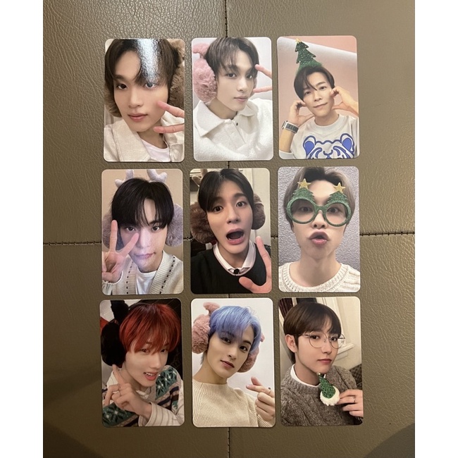 nct dream nct 127 pink christmas kwangya trading card jeno johnny doyoung haechan jisung mark renjun