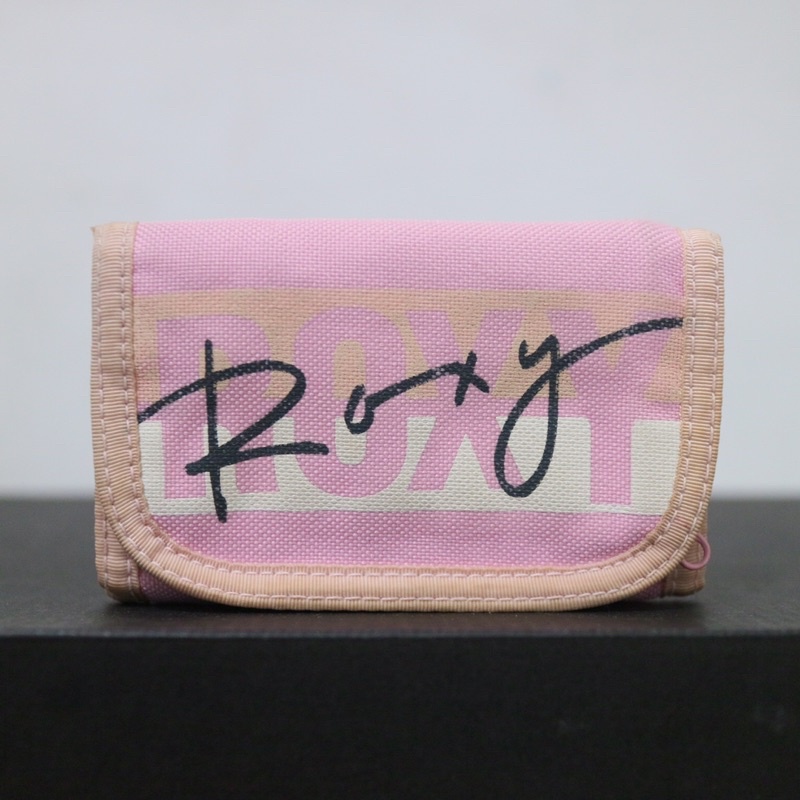 Dompet lipat wanita Roxy pink original preloved second