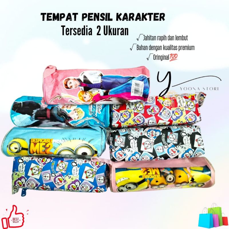 

Tempat Pensil Tabung/ pouch dengan 2 bentuk ( BACA DESKRIPSI)- Pcs
