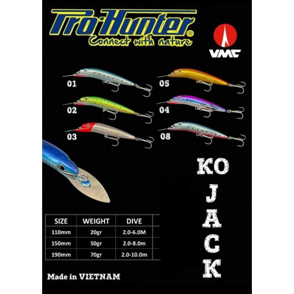 lure pro Hunter ko Jack 150mm 50gr