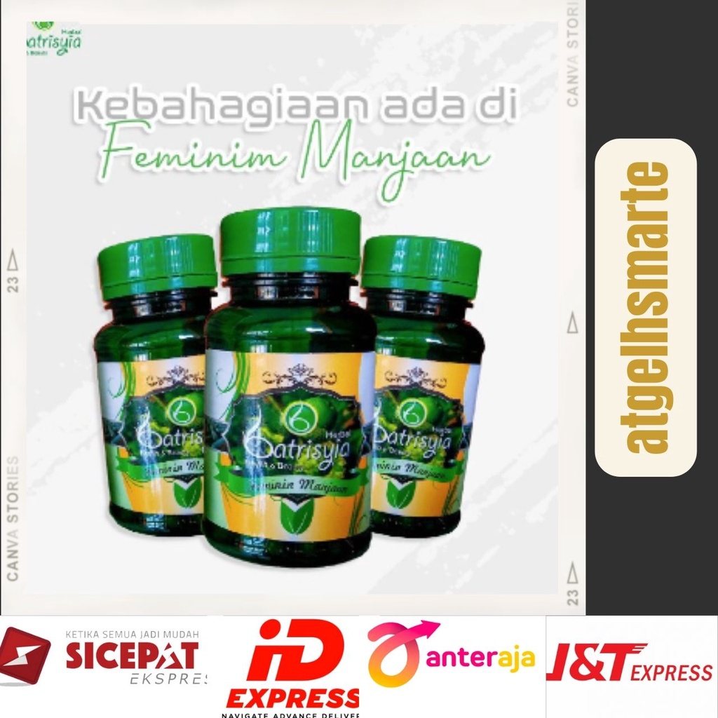 

✦MURAH LEBAY✦Batrisyia Feminin Manjaan (Kapsul Manjakani)Feminin Manjaan Batrisyia Herbal / Manjakani Kapsul / Obat Keputihan / Pengencang Otot Miss V