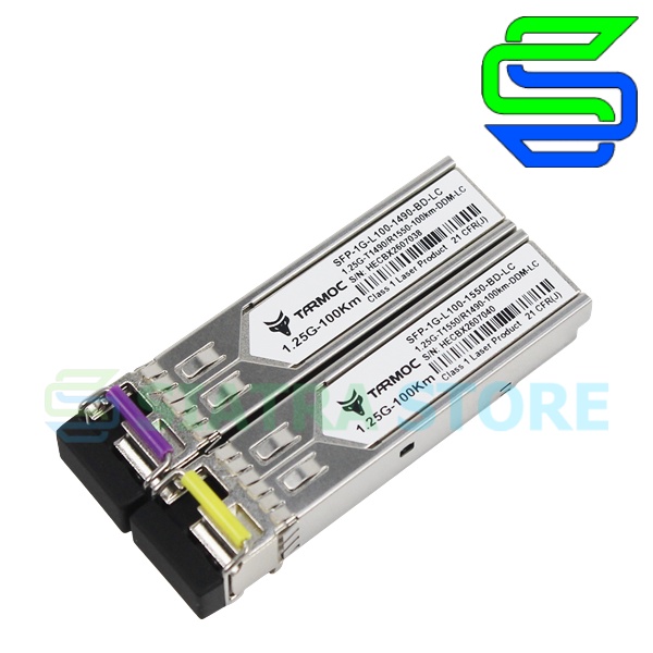 SFP 1G BIDI 100KM lSinglemode LC (Mikrobit, Mikrotik, Cisco Compatible)