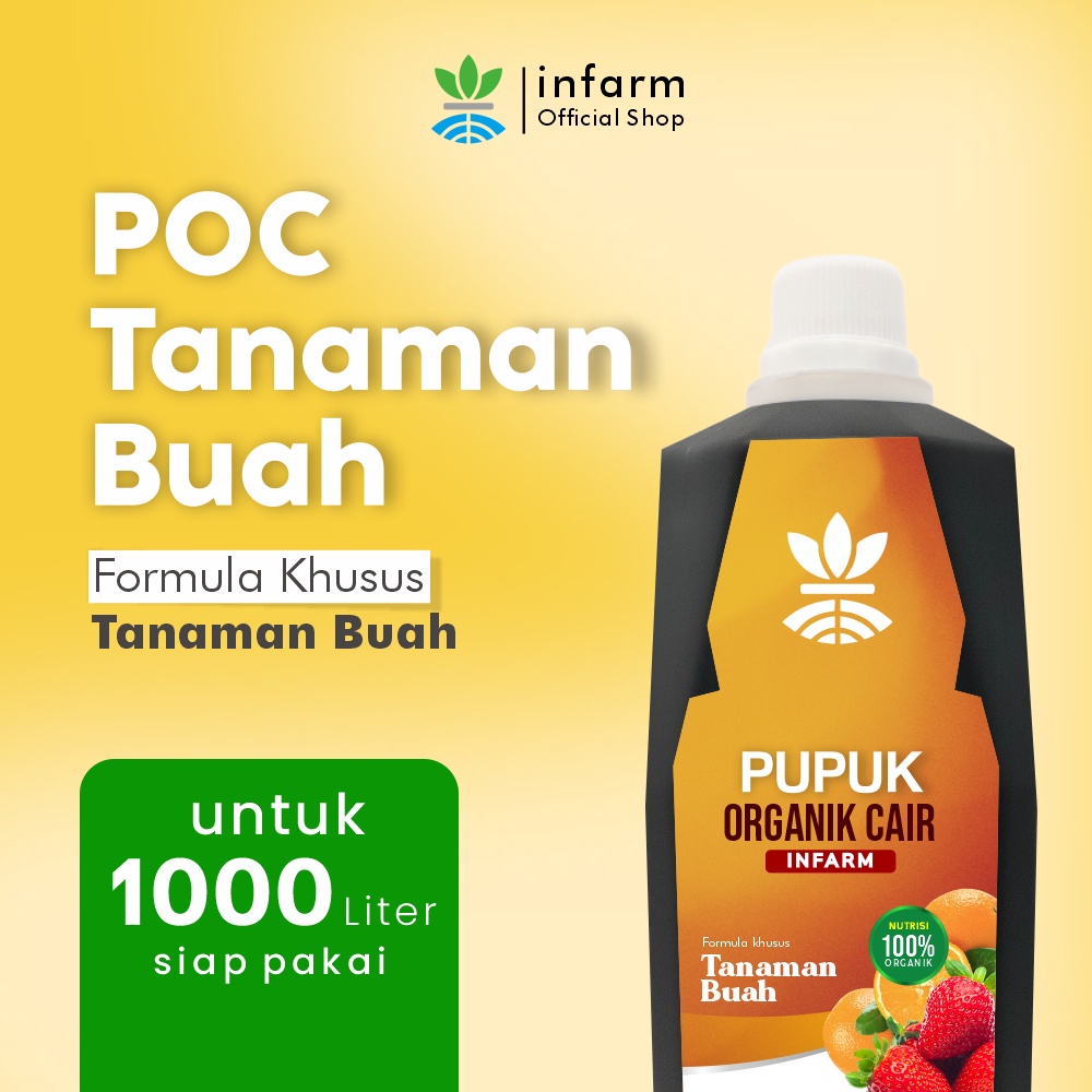 Jual INFARM - Pupuk Organik Cair Tanaman Buah / Bunga 2L POC Kompos ...