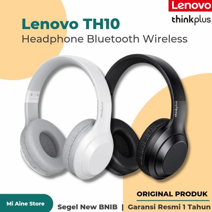 Lenovo TH10 Headphone Bluetooth Wireless Headset Gaming Mic Earphone