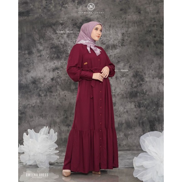 DWEENA DRESS by NADHEERA LUXURY | dress wanita kekinian
