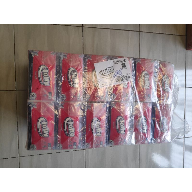 Tisu Kering Wajah 250's Jolly Facial Tissu Muka Murah Murmer 100% Serat Tissue Alami Putih alami praktis ekonomis Lap wajah tangan mulut