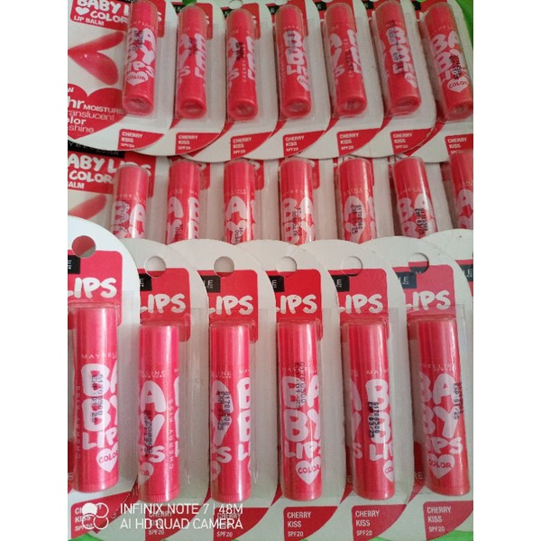 MAYBELLINE baby lips color lip balm CHERRY KISS 100% ORIGINAL