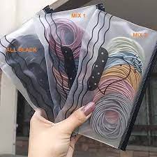 GELANG IKAT RAMBUT KOREA ISI 100 PCS
