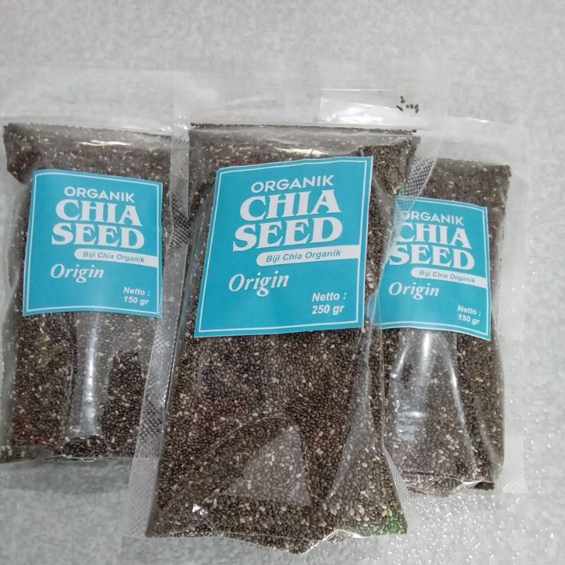 

(Bisa COD) 0RGÀNIK BLACK CHIA SEED / BIJI CHIA SEED HITAM ORGANIK