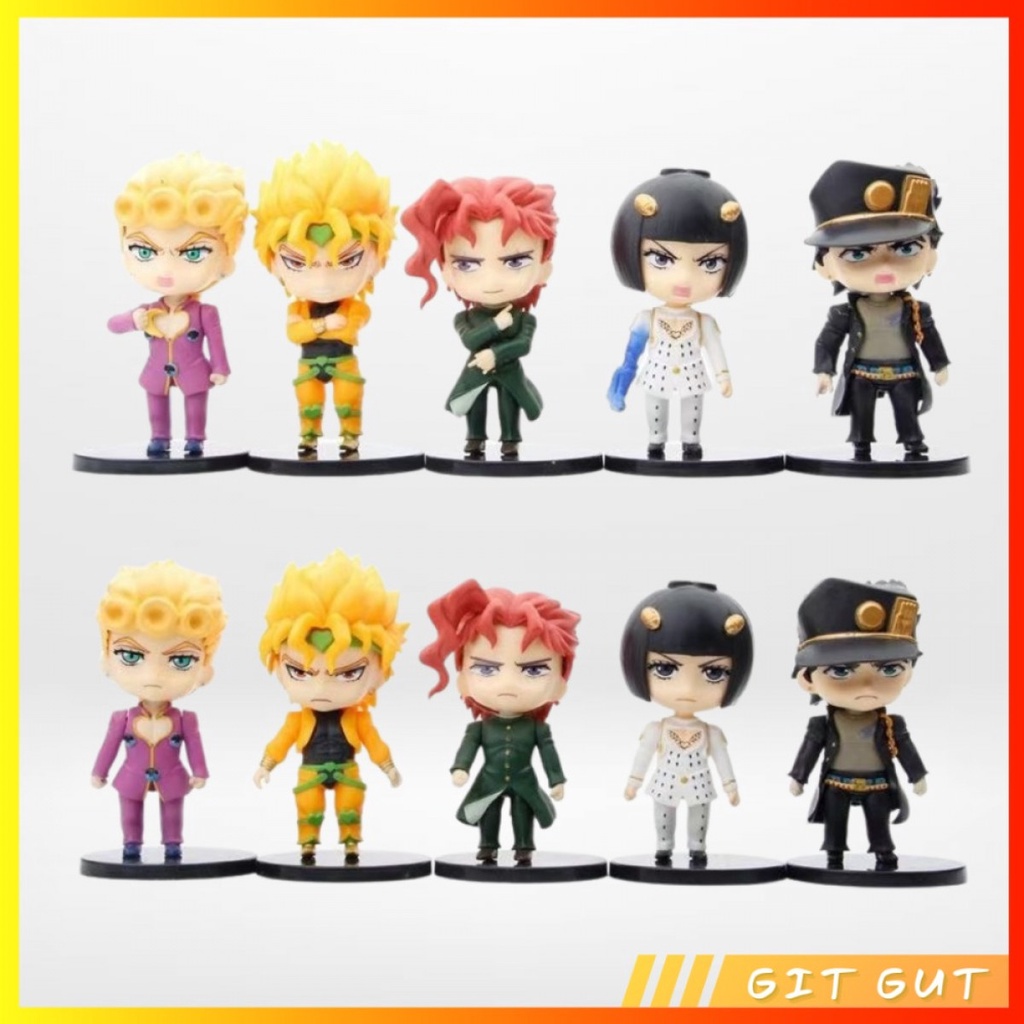 Action Figure Pajangan Mainan 5 Pcs Jojo Jojo's Bizarre Adventure Cute