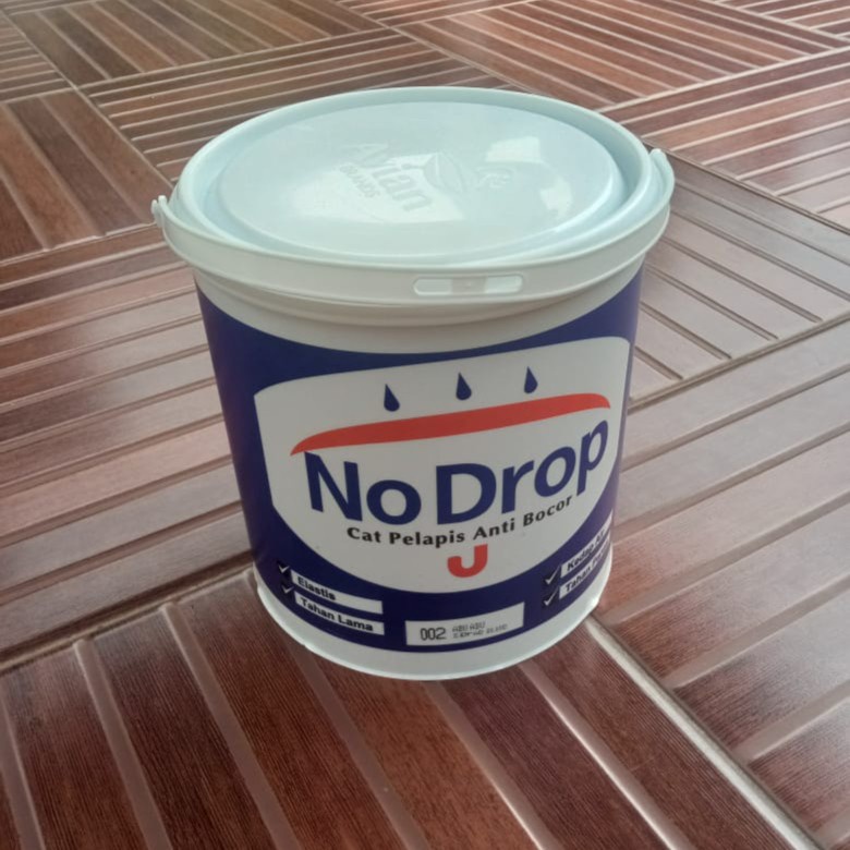 CAT TEMBOK NO DROP ABU / PUTIH 4KG // CAT TEMBOK ANTI BOCOR DAN REMBES