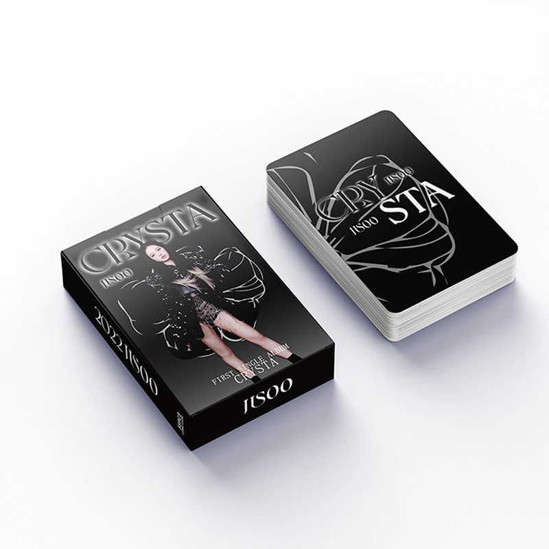 55pcs/box black pink JISOO Photocard LOMO Card Postcard Collection Card Jisoo Jennie Rose Lisa Blink BP