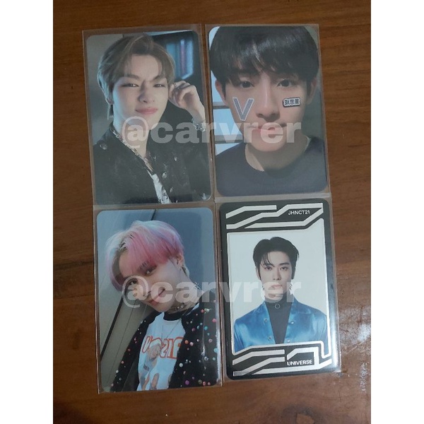 NCT WAYV Sungchan Winwin Jungwoo Photocard Tattoo Sticker & Universe Digipack Album