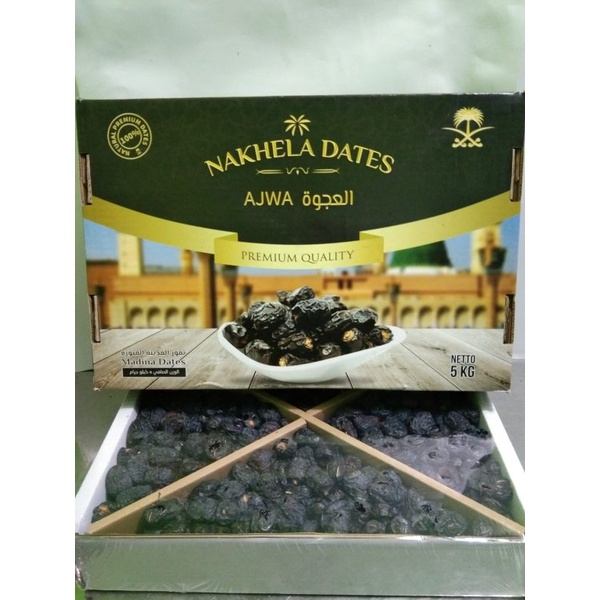 

Kurma Ajwa Nakhela Al Madinah / Kurma Ajwa Grade A 5 Kg