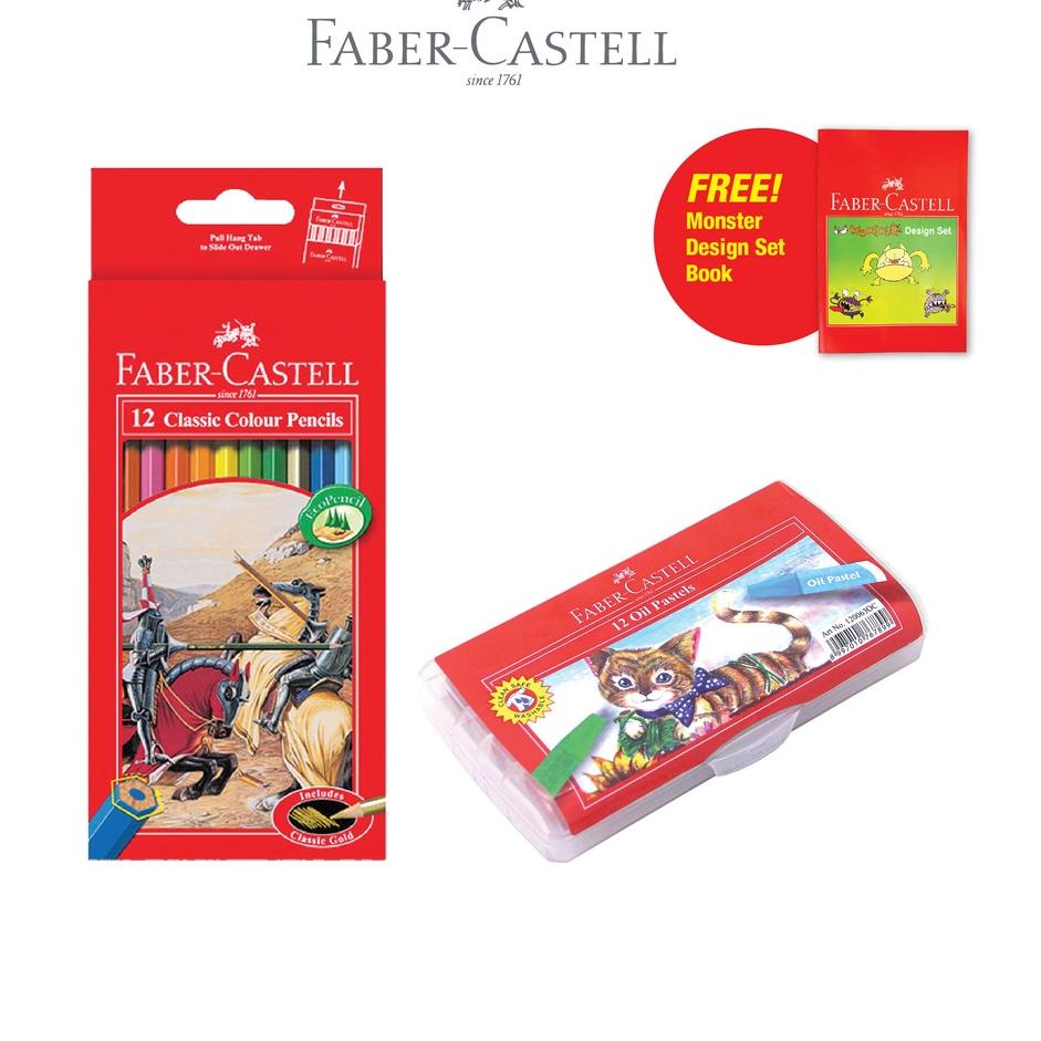 

Best Order Faber-Castell Pensil Warna set 12 & Crayon set 12 Free Activity Book