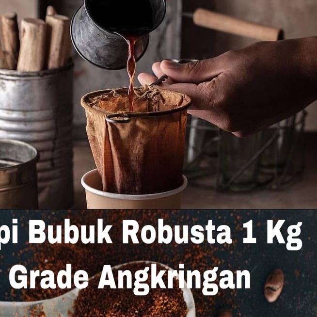 

Limited [KI3] Kopi Bubuk Robusta Aroma nikmat Grade Angkringan 1 kg Terlaris