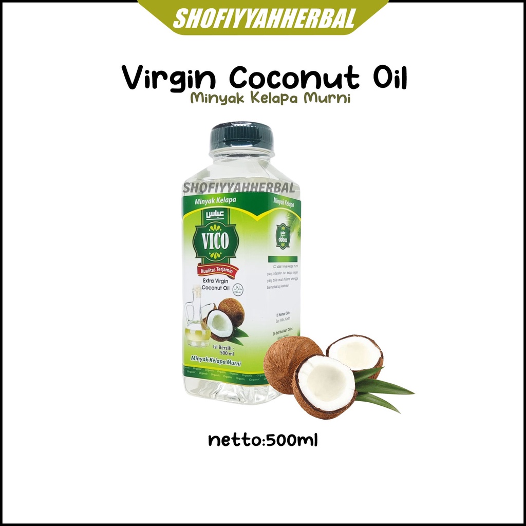 

Minyak Kelapa 500 ml Virconut / Minyak VCO / Minyak kelapa VCO ABBAS 500 ml dijamin murni 100%