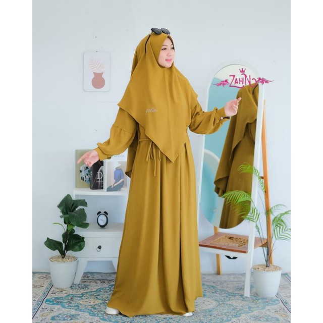 GAMIS FULICA SET HIJAB BY ZAHIN TERBARU