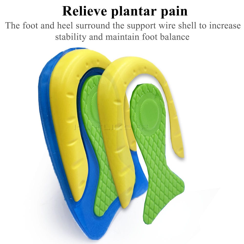 INSOLE SEPATU UNTUK TUMIT SAKIT PLANTAR FASIITIS SOL TUMIT PRIA DAN WANITA GEL SILIKON