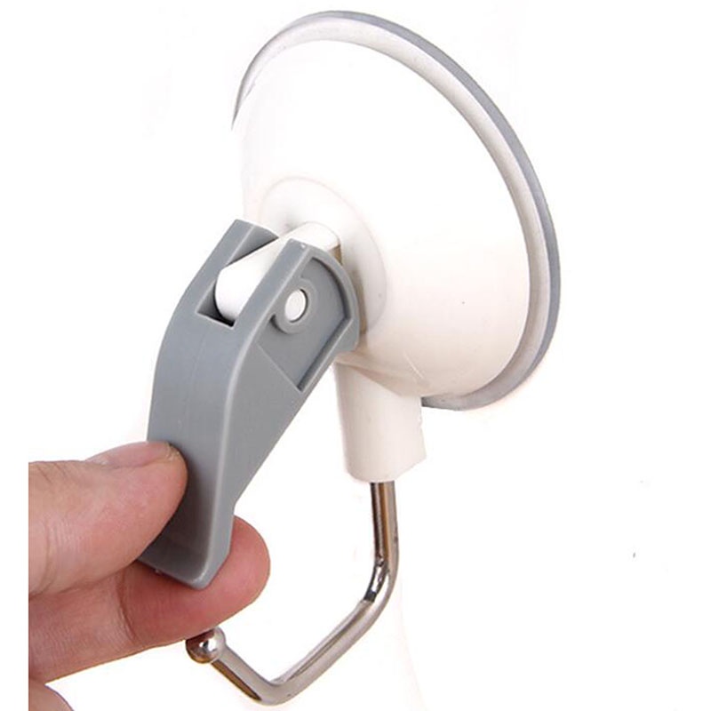 [AIYU] Baju Kaos Distro Pria Wanita Lengan Pendek 1pcs Suction Cup Strong Lever Lock Wall Hook Gantungan Sedot Besar Suction Cup Hooks Dapur Rumah