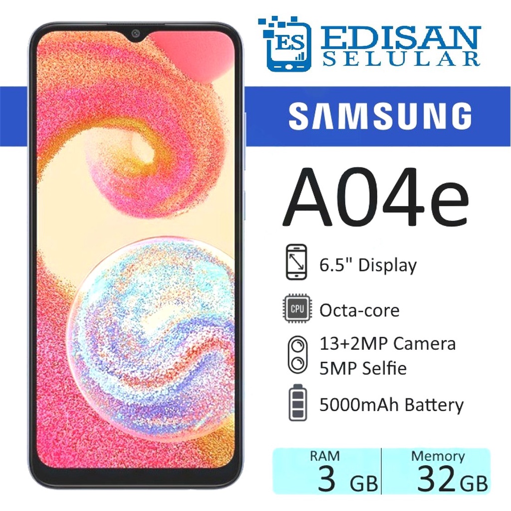 Samsung Galaxy A04E 3/32  Garansi Resmi