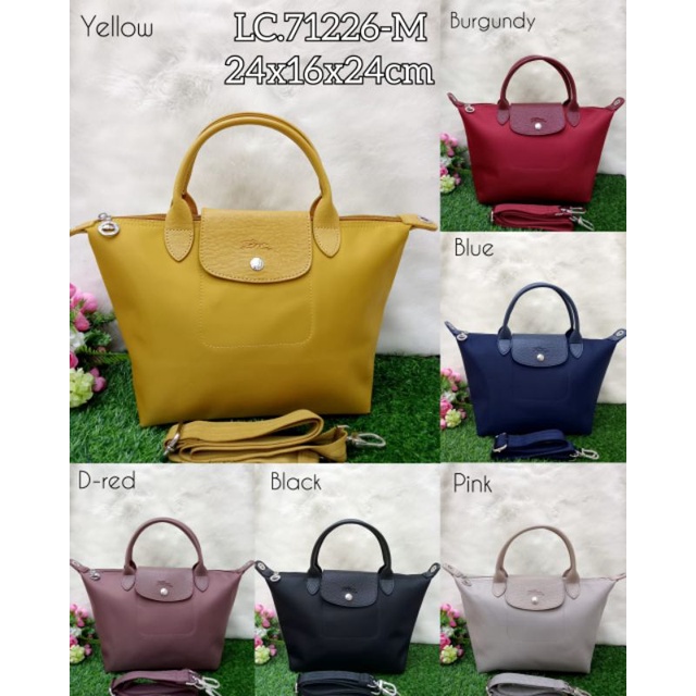 Fashion import tas tote parasut,tas handbag dan selempang size medium M