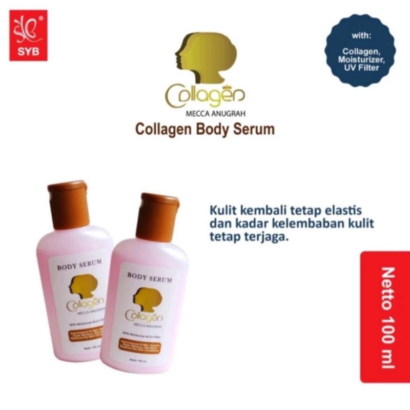 BODY SERUM MECCA - BODY SERUM VOLLAGEN - PEMUTIH BADAN