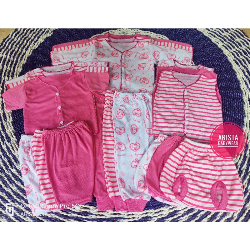 NEW SERIES, SERI PINK HELLOKITTY Paket hemat baju+celana bayi