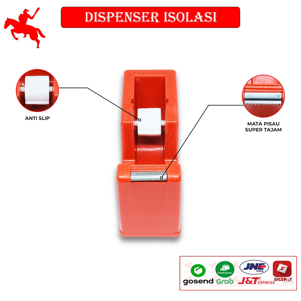 

Dispenser duduk / Dispenser Isolasi / Ksatria Tape Kecil