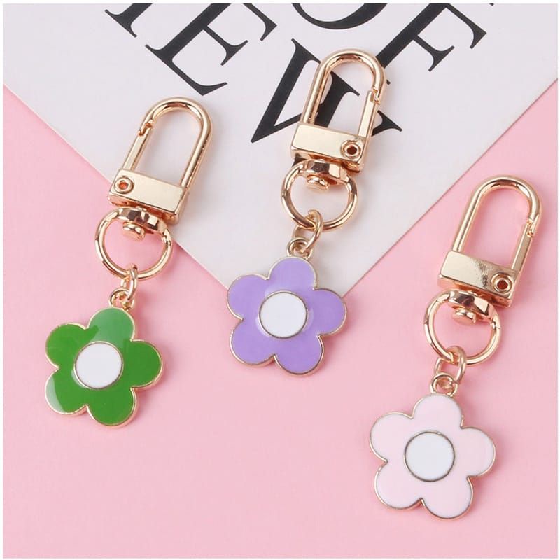 [KEY CHAIN] GANTUNGAN KUNCI KARAKTER BUNGA || GANCI || GANTUNGAN TAS