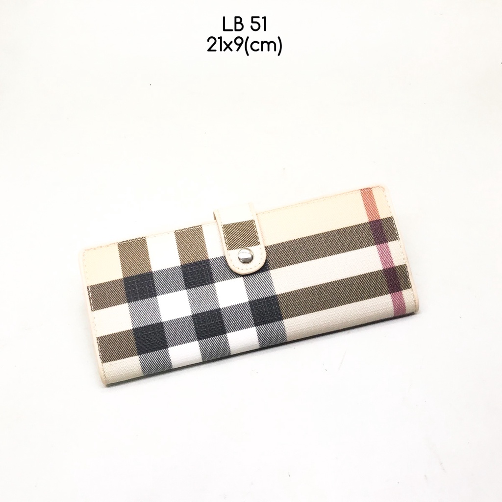dompet kartu panjang LB51 BRB cream dompet wanita panjang