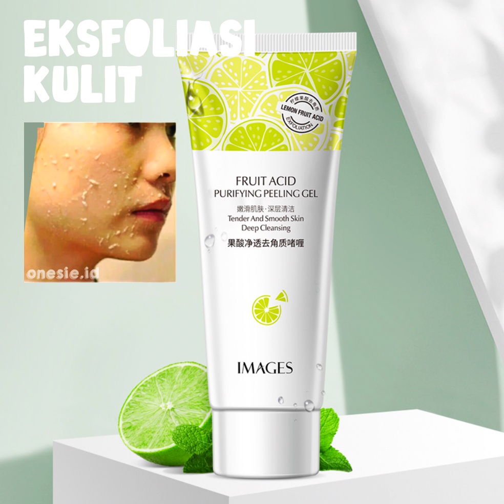 Exfoliating Gel Lime Body Scrub Peeling Eksfoliasi Kulit Mati 80ML EM044