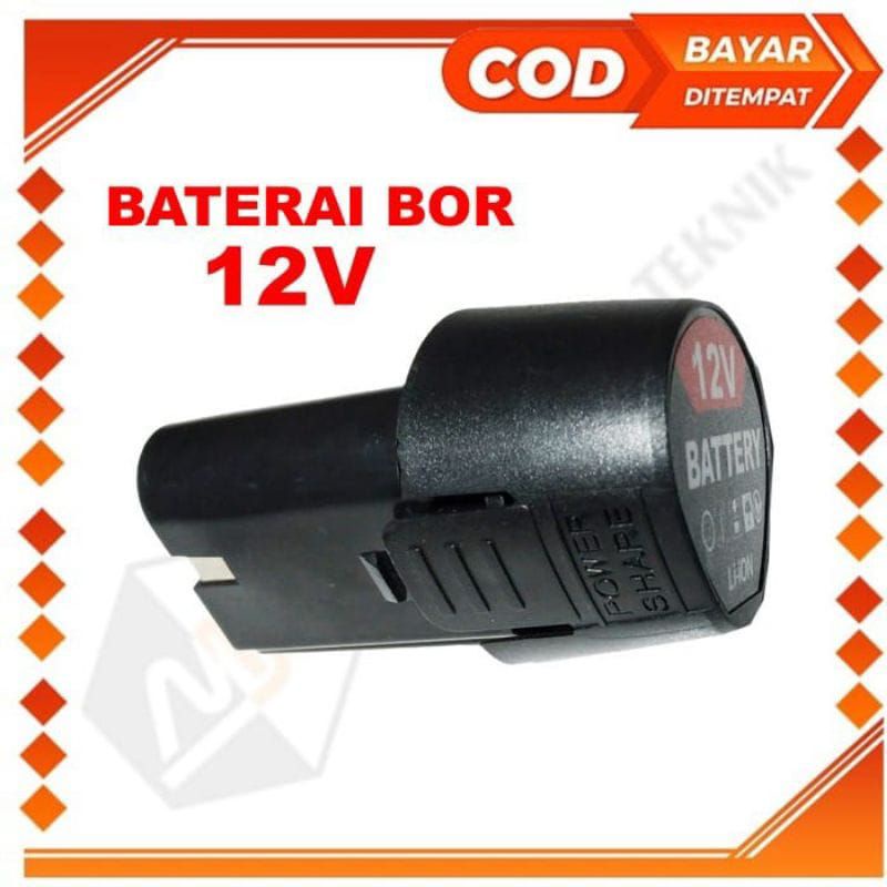 Baterai Bor 12 v JLD Cordless Drill 12V 12 Volt