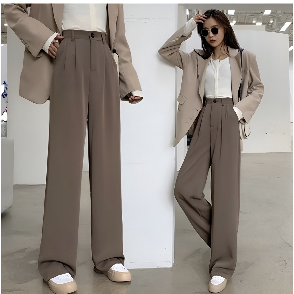 Seren Celana Kulot Wanita Highwaist Celana Kulot Panjang Wanita Highwaist Kulot Highwaist Wanita Cul