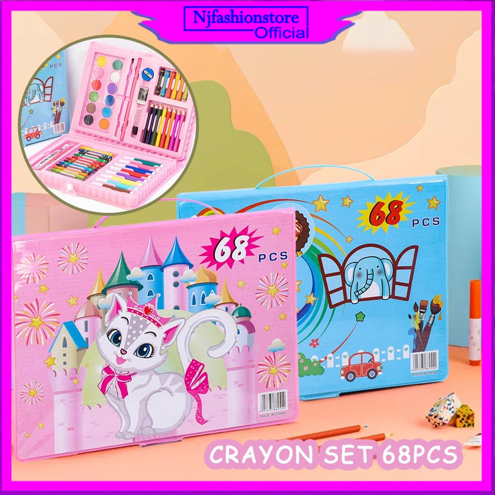 

crayon set 6pcs/Pensil Warna Set Krayon Mewarnai Anak/alat mewarnai anak NJFS