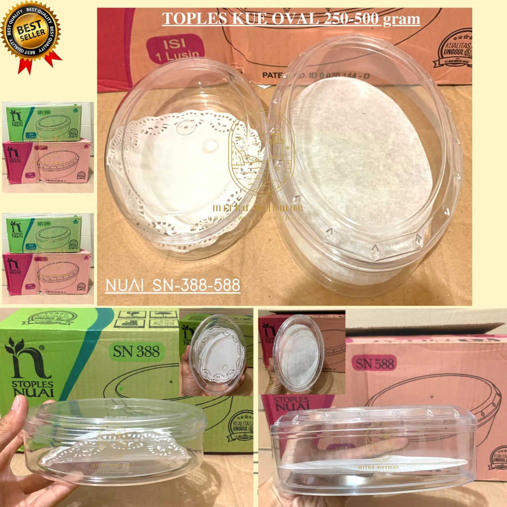 SALE!! TOPLES KUE MODEL OVAL SN 388 - 588 / TOPLES 250-500 GRAM / TOPLES KUE LEBARAN MURAH