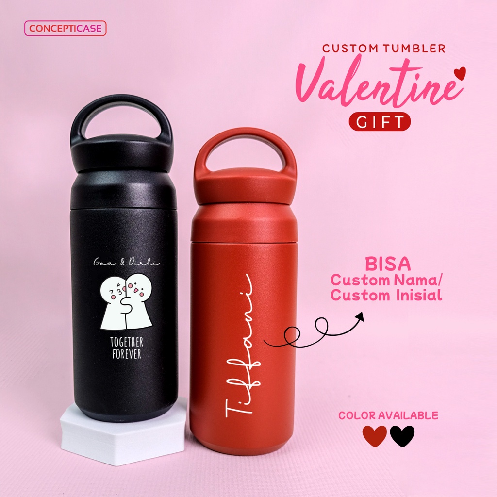 KADO VALENTINE / HAMPERS VALENTINE / GIFT BOX SINGLE / TERMOS TUMBLER HOOK