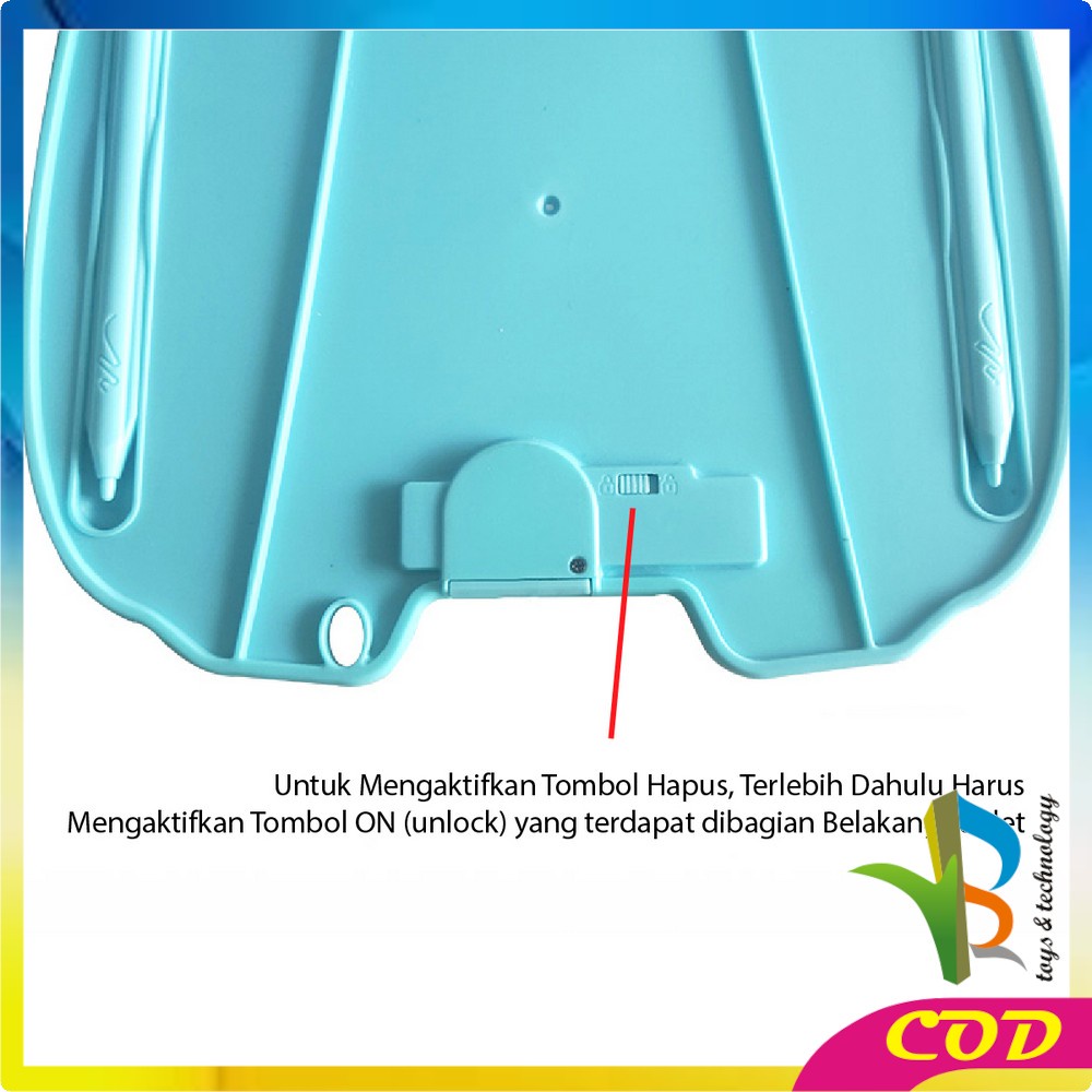 RB-M299 Papan Tulis Anak LCD Writing Tablet 8.5inch Karakter Board Tablet  Alat Tulis Mainan Edukasi Anak