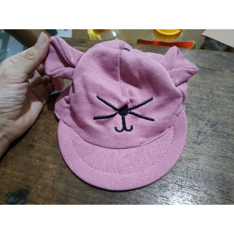 Topi Bayi Karakter Kucing / Topi Kucing Bayi / Topi Bayi Lucu / Topi Bayi Kucing / Topi Lucu Baby /kado anak