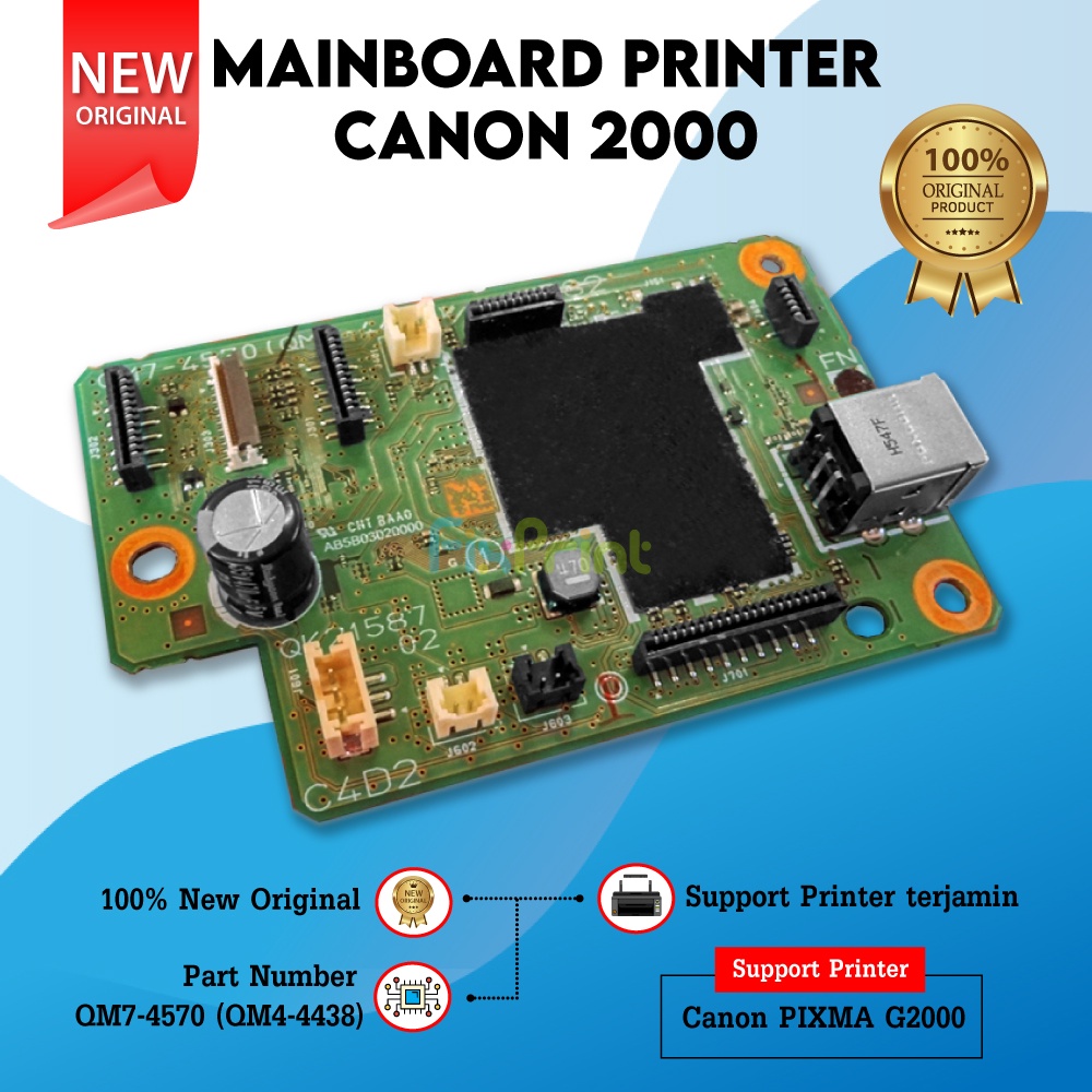 Mainboard Print Canon G2000 Original PCB Board Motherboard Printer Pixma G2000 G-2000