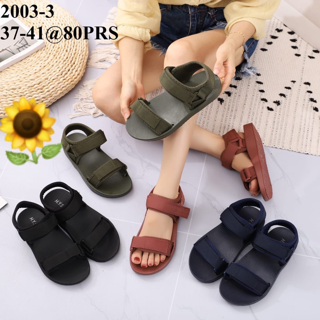 Sandal Karet Jelly Wedges Wanita import Model Terbaru Original Kekinian by AGUNG STYLE Balance 2003-3