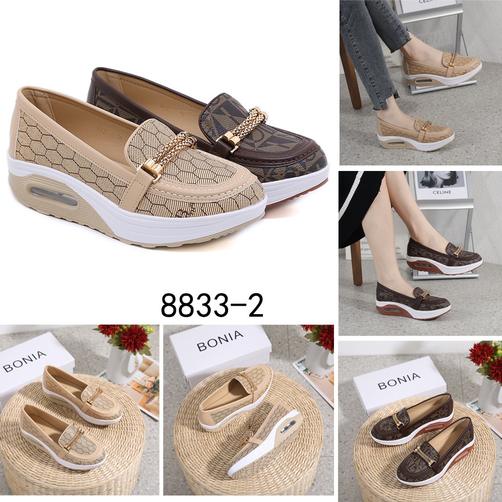 Bo Mono Wedges Slip-On Shoes #8833-2