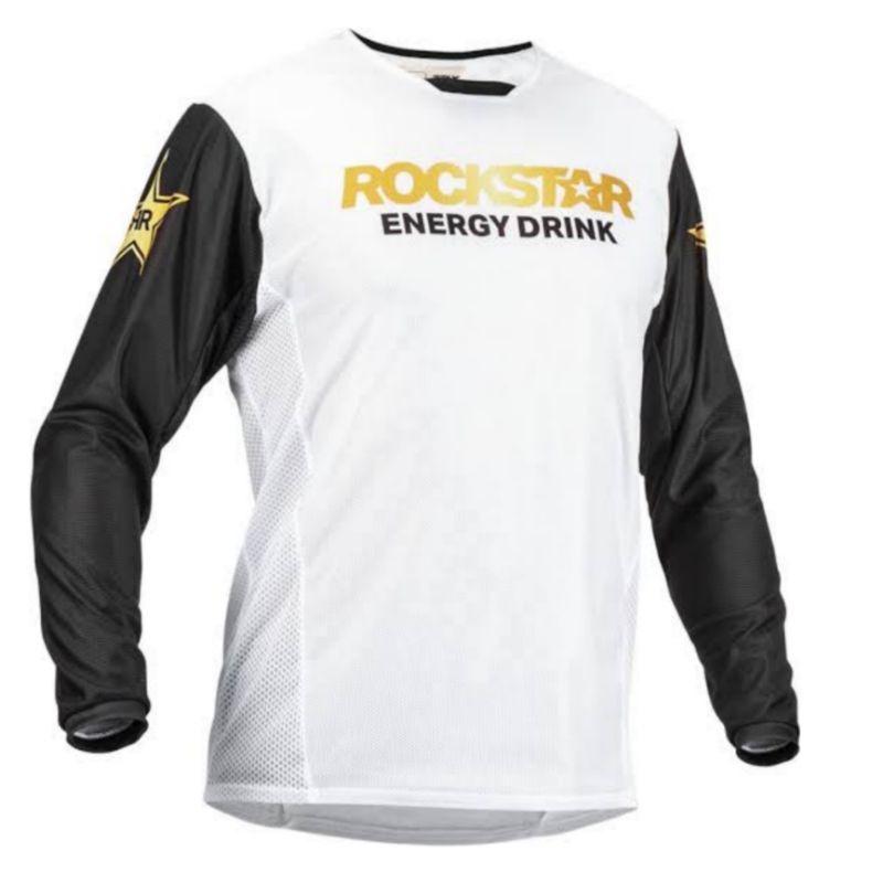 JERSEY FLY KINETIC ROCKSTAR 2023 WHITE BLACK GOLD