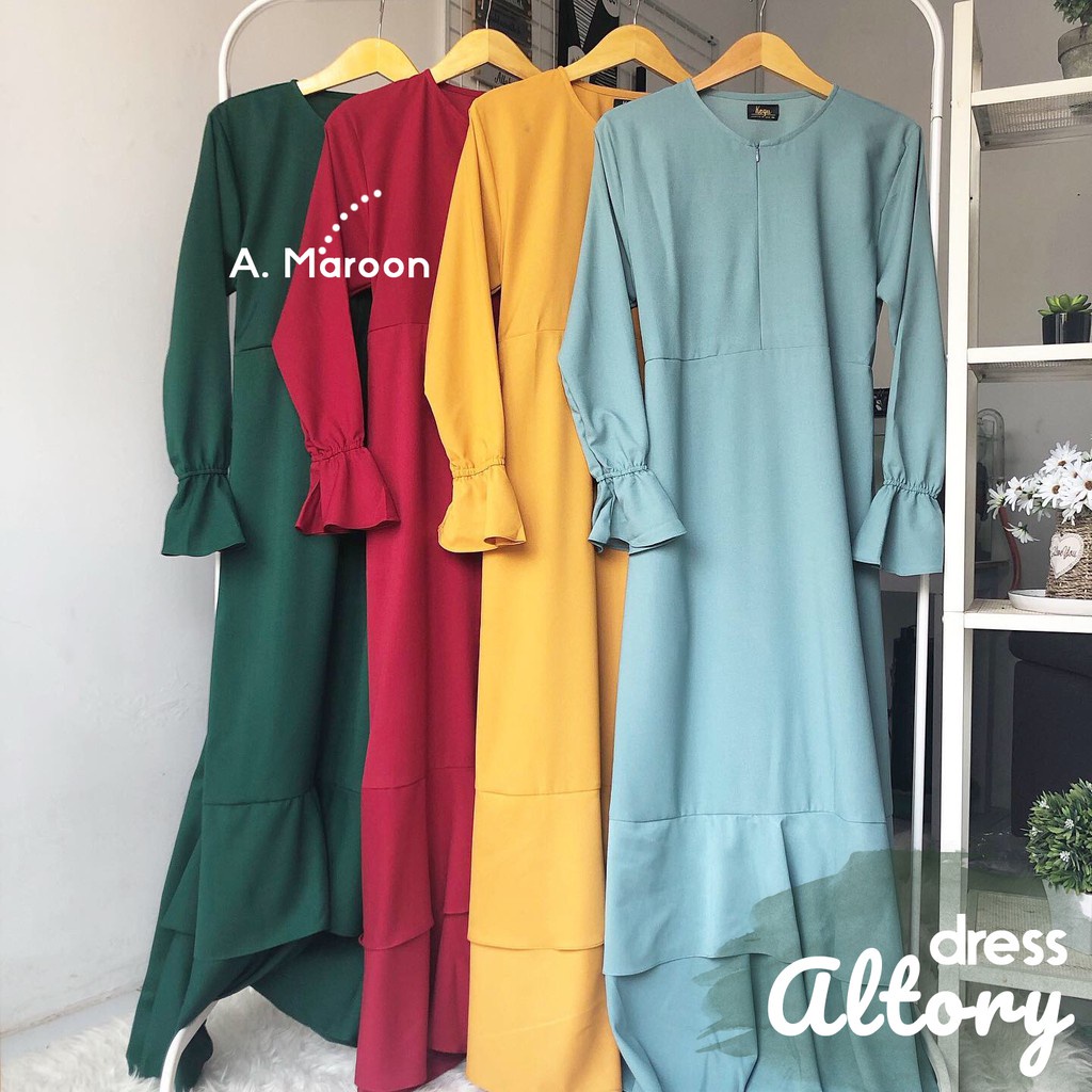 Gamis Murah Dress Bagus Altory (pilih warna)