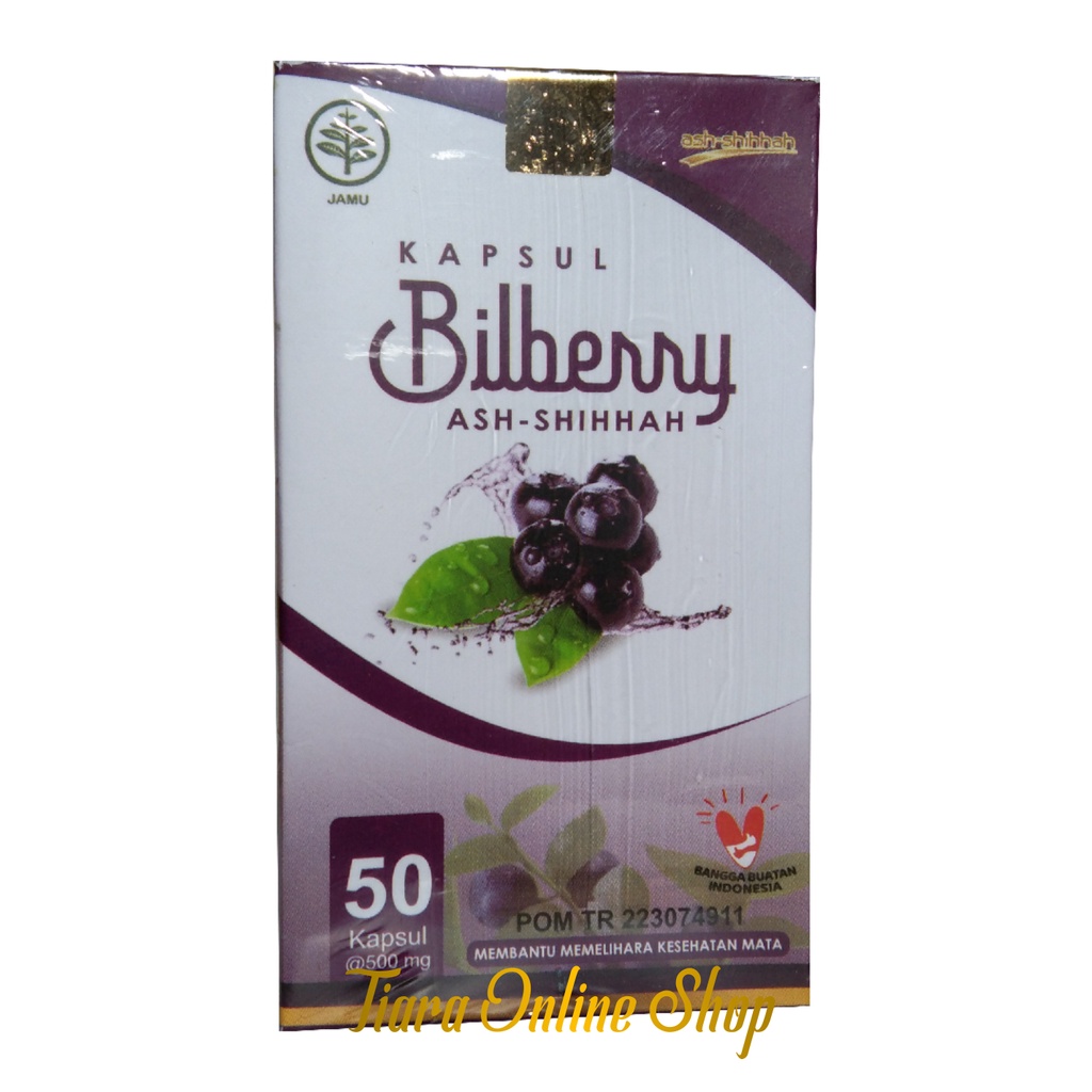 Kapsul Bilberry Ash-Shihhah 50 Kapsul BPOM