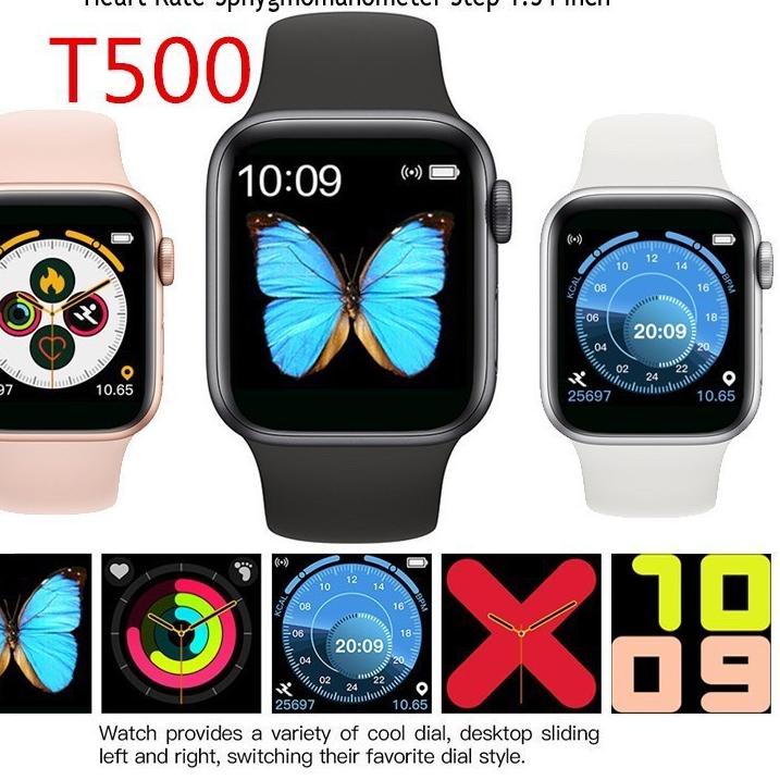 RVN246 Jam Tangan Smart Watch T500 PLUS Bracelet Touch Screen Include Box Fullset | smart watch $$
